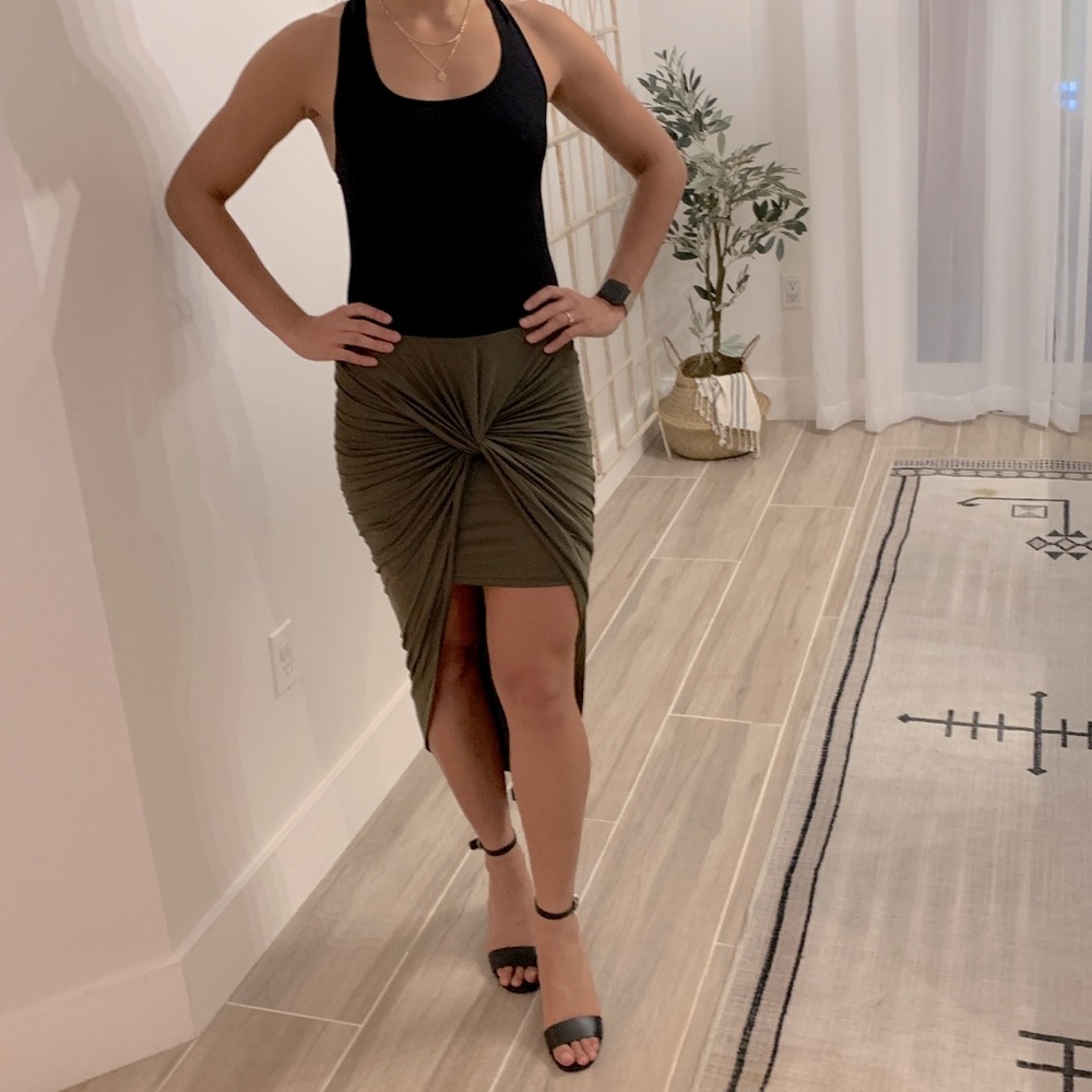 Grecian style Midi Skirt
